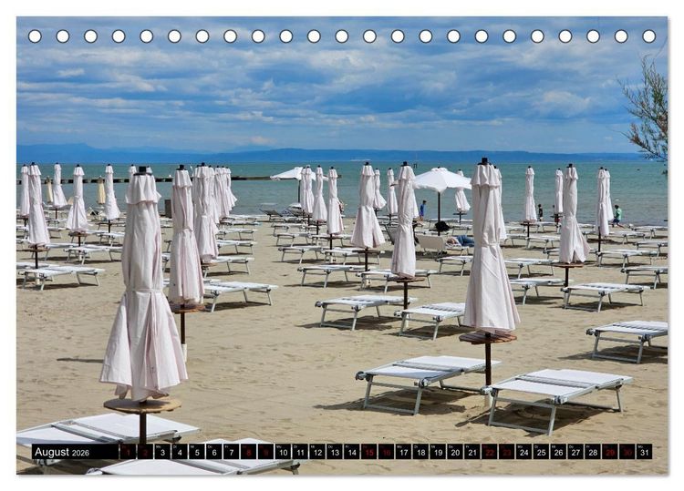 Produktbild: Grado im Fr&uuml;hsommer (Tischkalender 2026 DIN A5 quer), CALVENDO Monatskalender