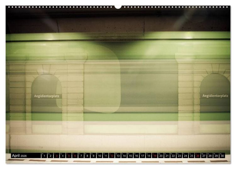 Produktbild: U-Bahn-Stationen Hannover (hochwertiger Premium Wandkalender 2026 DIN A2 quer), Kunstdruck in Hochglanz