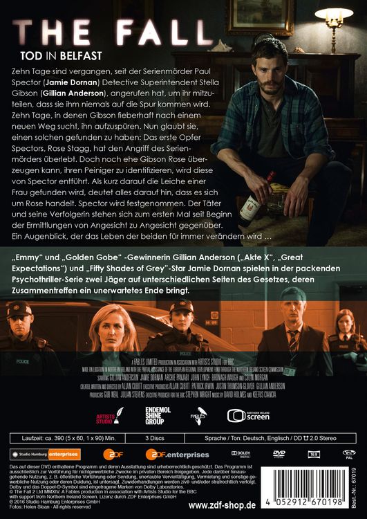 Produktbild: The Fall - Tod in Belfast/Staffel 2 [3 DVDs]