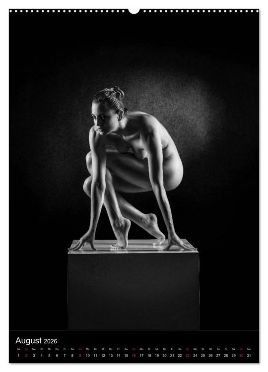 Produktbild: BODY SCULPTURE (Wandkalender 2026 DIN A2 hoch), CALVENDO Monatskalender