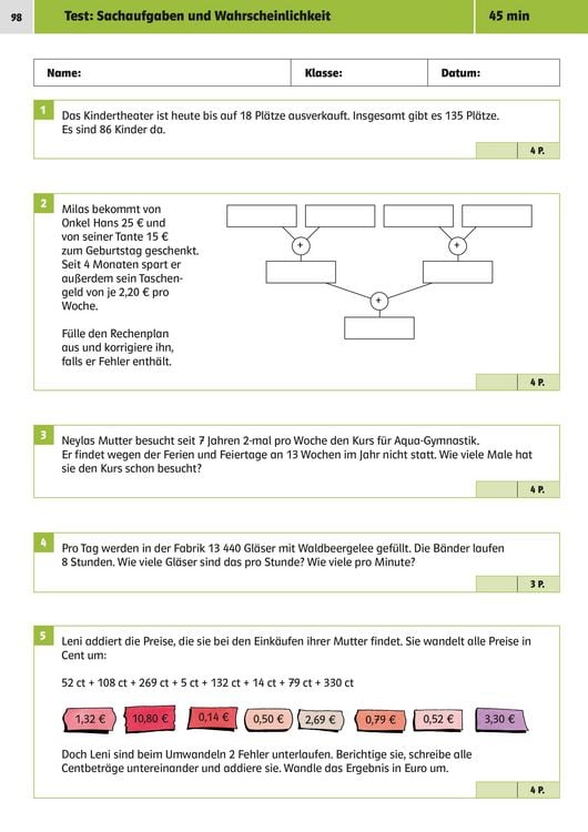 Produktbild: Sicher ins Gymnasium Mathematik 4. Klasse