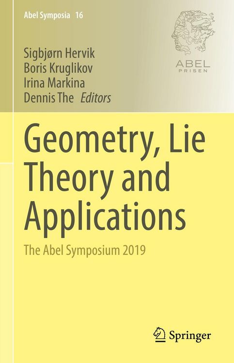Produktbild: Geometry, Lie Theory and Applications