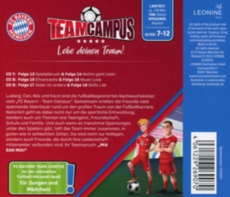 Produktbild: FC Bayern Team Campus (Fu&szlig;ball) H&ouml;rspielbox 3