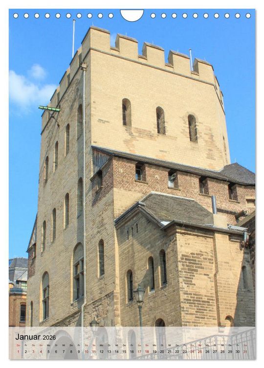Produktbild: Altes K&ouml;ln (Wandkalender 2026 DIN A4 hoch), CALVENDO Monatskalender