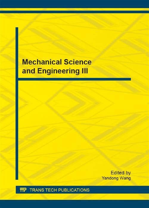 Produktbild: Mechanical Science and Engineering III