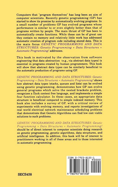 Produktbild: Genetic Programming and Data Structures