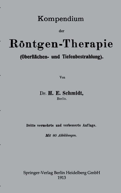 Produktbild: Kompendium der R&ouml;ntgen-Therapie (Oberfl&auml;chen- und Tiefenbestrahlung)