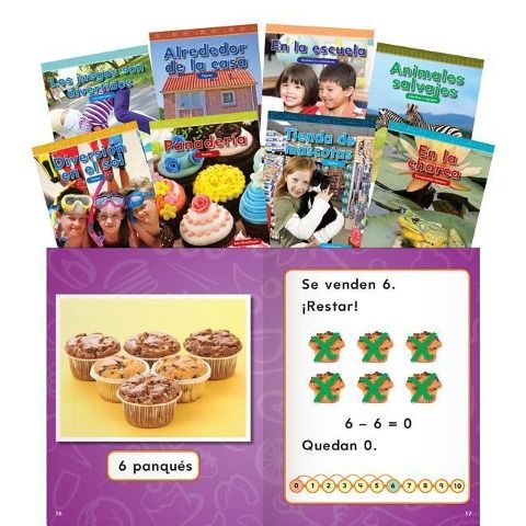 Produktbild: Mathematics Readers for Kindergarten Set 1 Spanish (Nctm)
