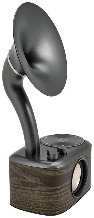 Produktbild: Sangean WR-45 Black Tischradio UKW AUX, Bluetooth&reg; wiederaufladbar Schwarz