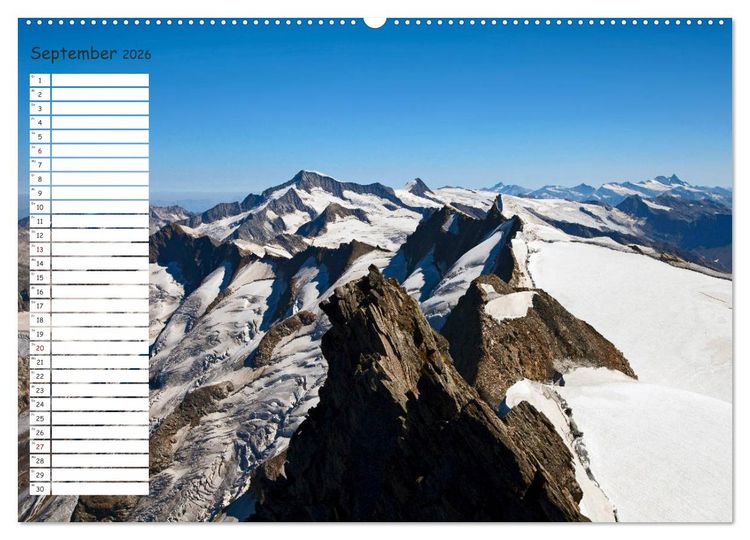 Produktbild: Der Gro&szlig;venediger 3666m (Wandkalender 2026 DIN A2 quer), CALVENDO Monatskalender