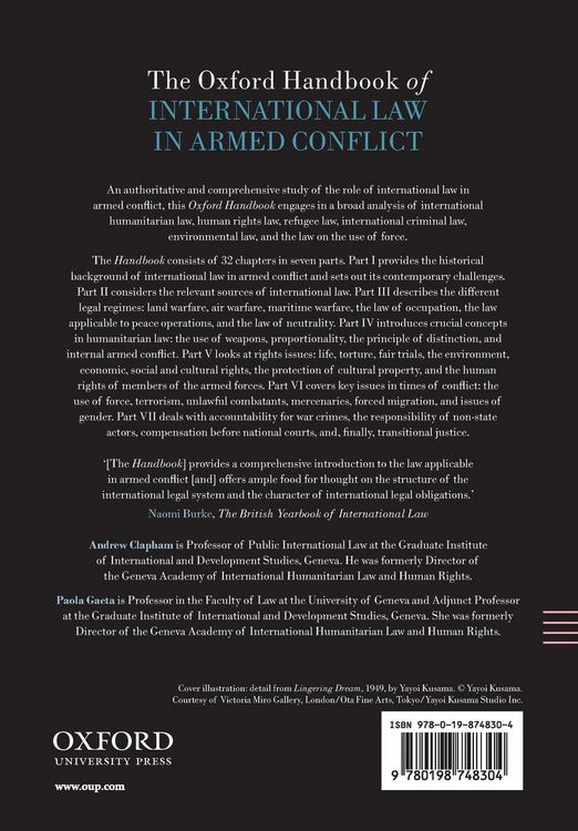 Produktbild: The Oxford Handbook of International Law in Armed Conflict