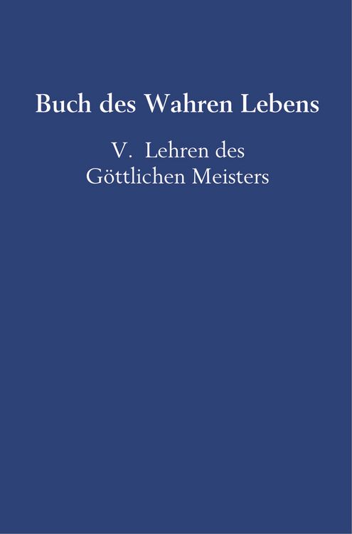 Produktbild: Buch des Wahren Lebens