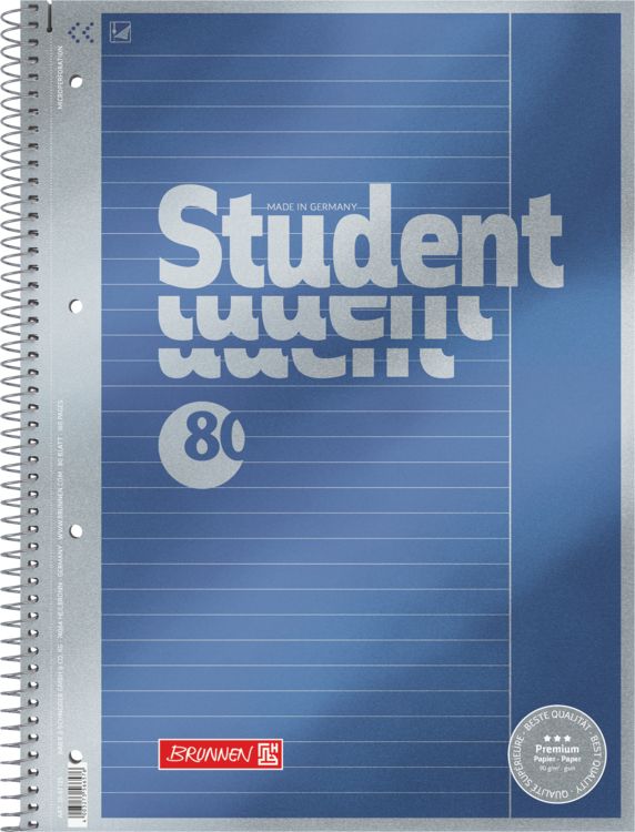 Produktbild: Brunnen Collegeblock A4 Lin.25 Premium