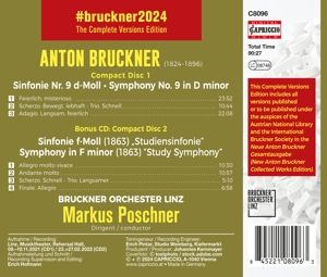 Produktbild: Sinfonie Nr. 9 d-Moll/Sinfonie f-Moll (1863)