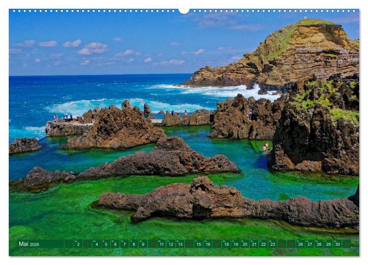 Produktbild: Madeira Blumeninsel im Atlantik (hochwertiger Premium Wandkalender 2026 DIN A2 quer), Kunstdruck in Hochglanz