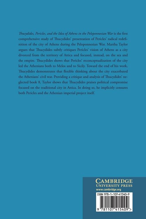 Produktbild: Thucydides, Pericles, and the Idea of Athens in the Peloponnesian War