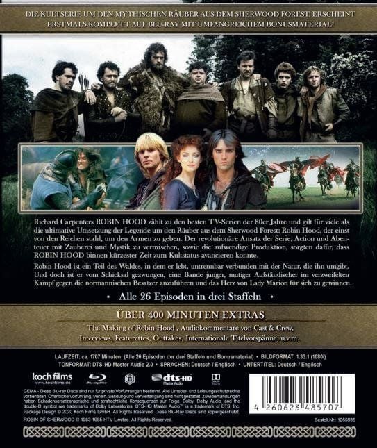 Produktbild: Robin Hood - Die komplette Serie [8 Blu-rays]