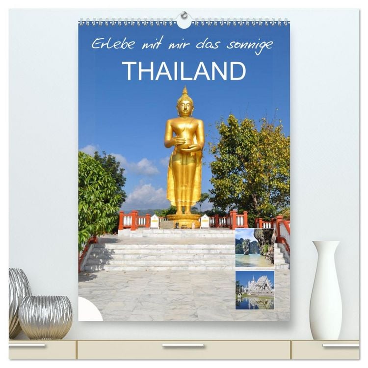 Produktbild: Erlebe mit mir das sonnige Thailand (hochwertiger Premium Wandkalender 2026 DIN A2 hoch), Kunstdruck in Hochglanz