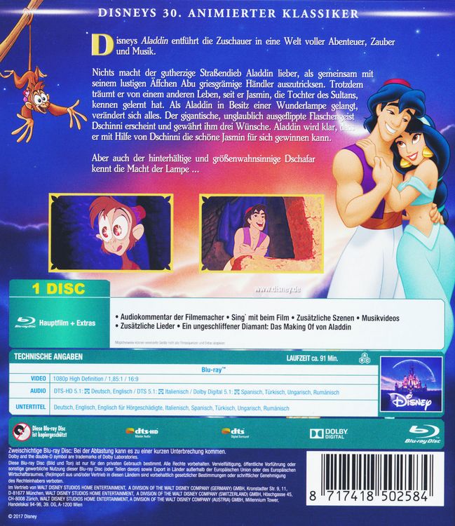Produktbild: Aladdin - Disney Classics 30