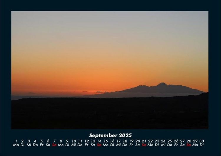 Produktbild: Landschaftskalender 2025 Fotokalender DIN A4