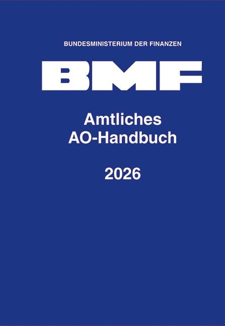 Produktbild: Amtliches AO-Handbuch 2026