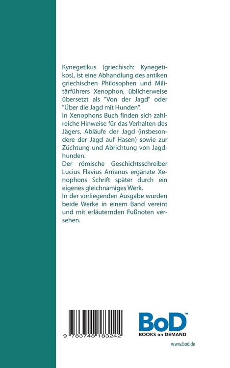 Produktbild: Kynegetikus - Von der Jagd