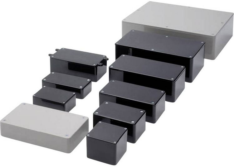 Produktbild: Camdenboss BIM2000/10-BLK/BLK Universal-Geh&auml;use 75 x 50 x 27 ABS Schwarz 1St.