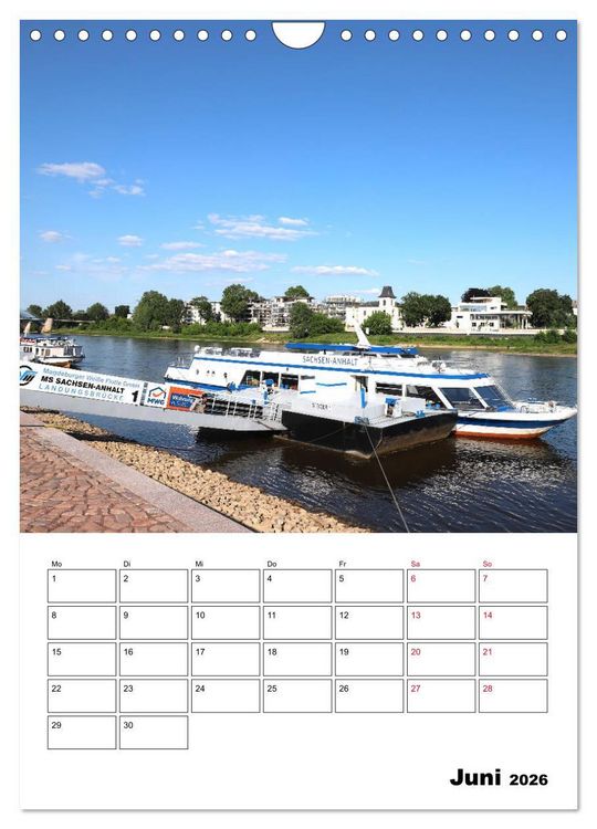 Produktbild: Magdeburger Ansichten (Wandkalender 2026 DIN A4 hoch), CALVENDO Monatskalender