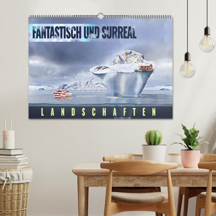 Produktbild: Fantastisch und surreal - Landschaften (Wandkalender 2026 DIN A2 quer), CALVENDO Monatskalender