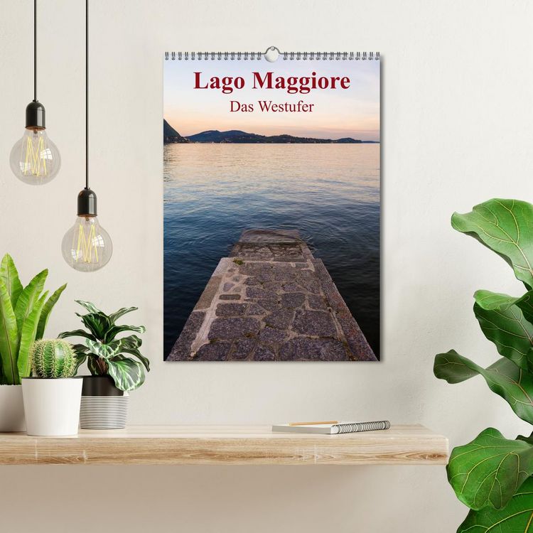 Produktbild: Lago Maggiore - Das Westufer (Wandkalender 2026 DIN A3 hoch), CALVENDO Monatskalender