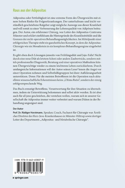 Produktbild: Raus aus der Adipositas