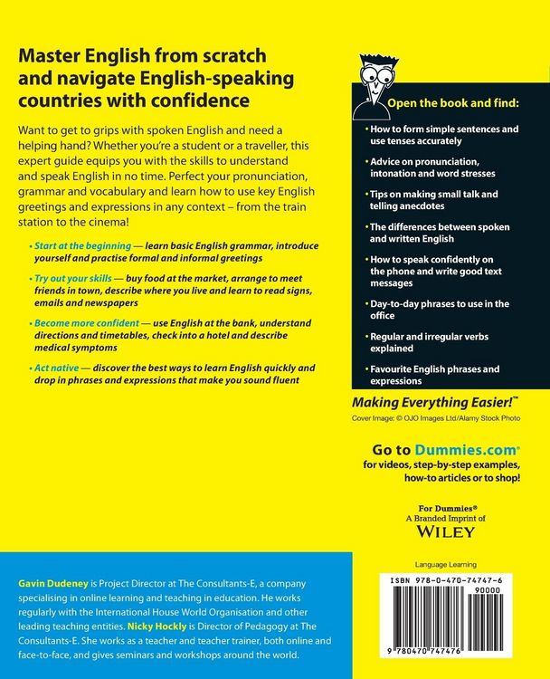 Produktbild: Learning English as a Foreign Language For Dummies