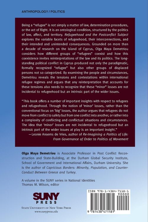 Produktbild: Refugeehood and the Postconflict Subject