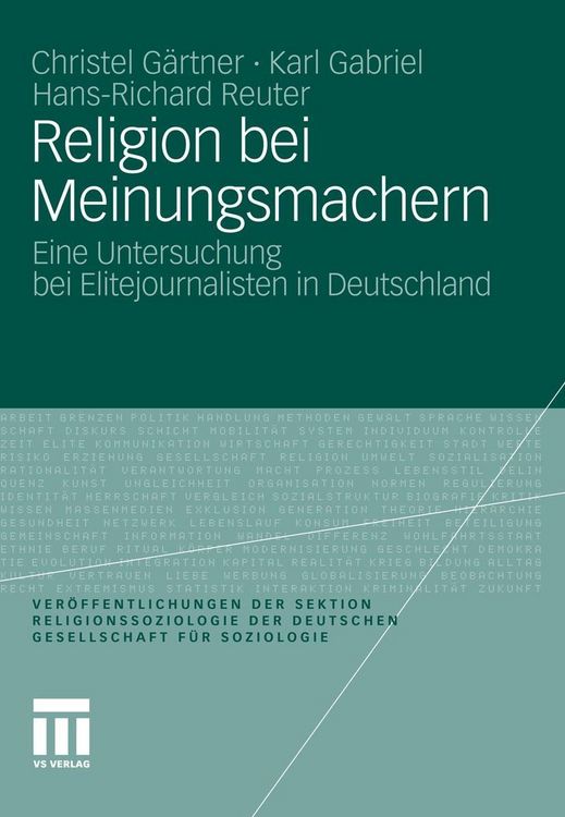 Produktbild: Religion bei Meinungsmachern