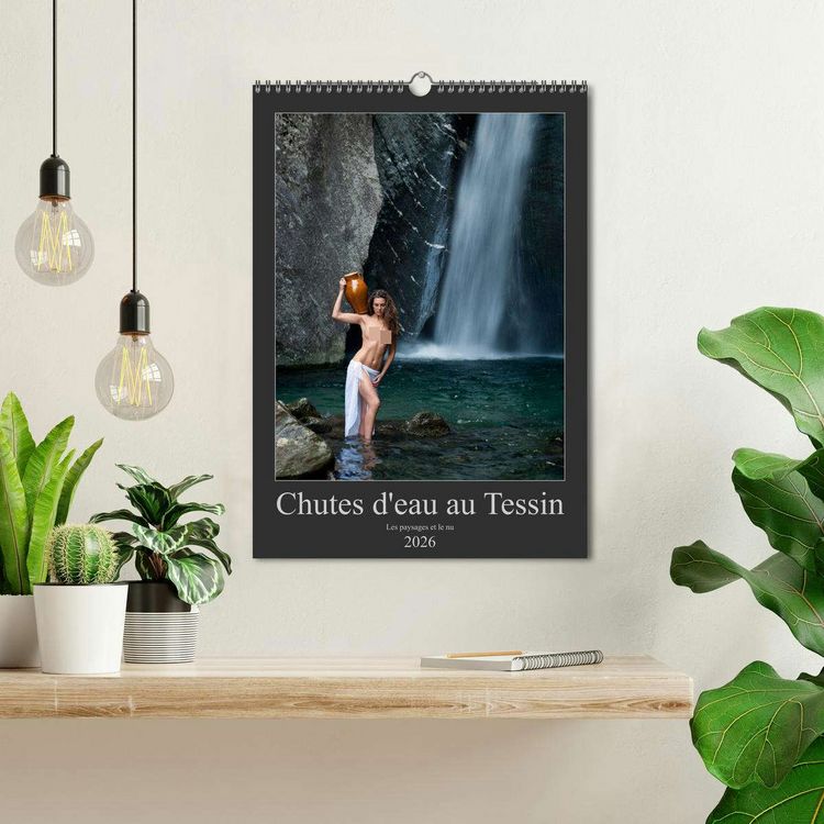 Produktbild: Chutes d'eau au Tessin (Calendrier mural 2026 DIN A3 horizontal), CALVENDO calendrier mensuel