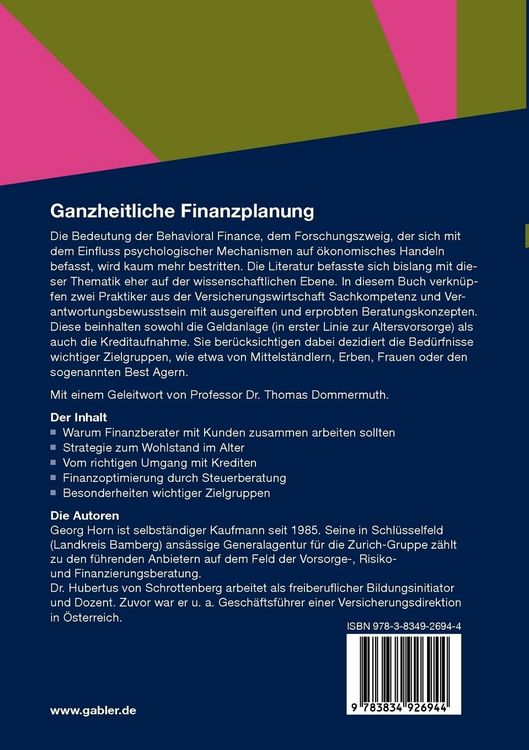 Produktbild: Ganzheitliche Finanzplanung