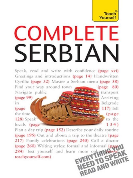 Produktbild: Complete Serbian Beginner to Intermediate Book and Audio Course
