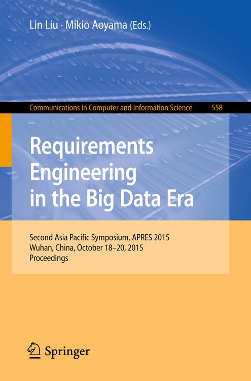 Produktbild: Requirements Engineering in the Big Data Era