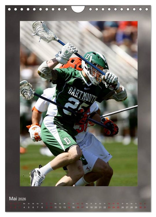 Produktbild: Teamsport - LACROSSE (Wandkalender 2026 DIN A4 hoch), CALVENDO Monatskalender