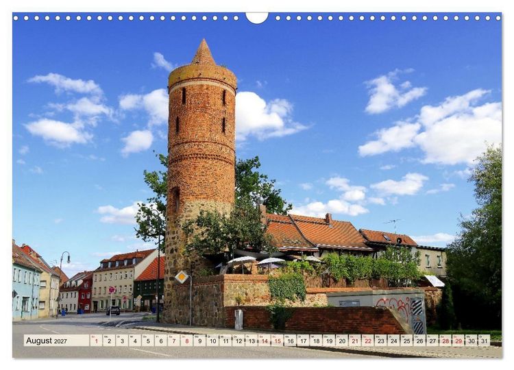 Produktbild: J&uuml;terbog &ndash; Backsteingotik und Wehrt&uuml;rme (Wandkalender 2027 DIN A3 quer), CALVENDO Monatskalender