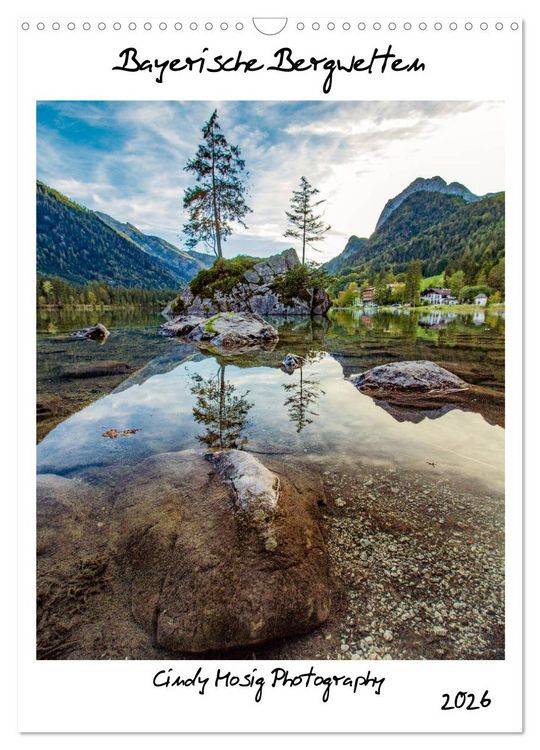 Produktbild: Bayerische Bergwelten (Wandkalender 2026 DIN A3 hoch), CALVENDO Monatskalender