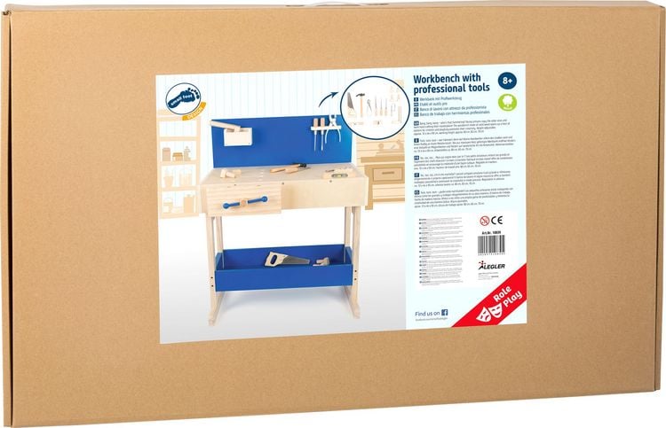 Produktbild: Kinderwerkbank blau mit Zubeh&ouml;r