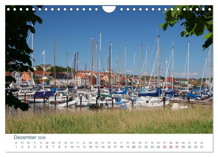 Produktbild: Flensburg 2026. Impressionen rund um den Hafen (Wandkalender 2026 DIN A4 quer), CALVENDO Monatskalender