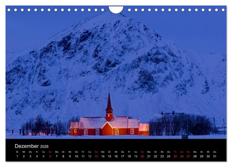 Produktbild: Norwegen (Wandkalender 2026 DIN A4 quer), CALVENDO Monatskalender
