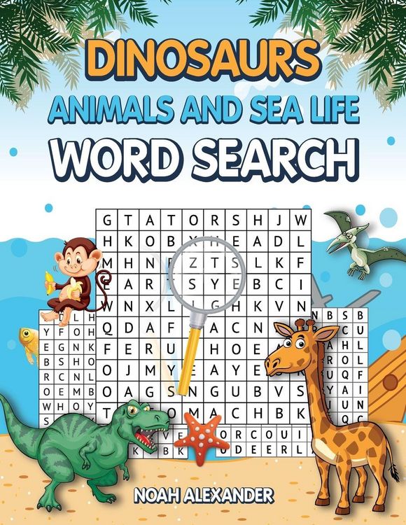 Produktbild: Dinosaurs Animals and Sea Life Word Search