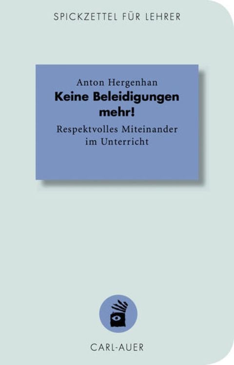 Bild vom Artikel Keine Beleidigungen mehr! vom Autor Anton Hergenhan