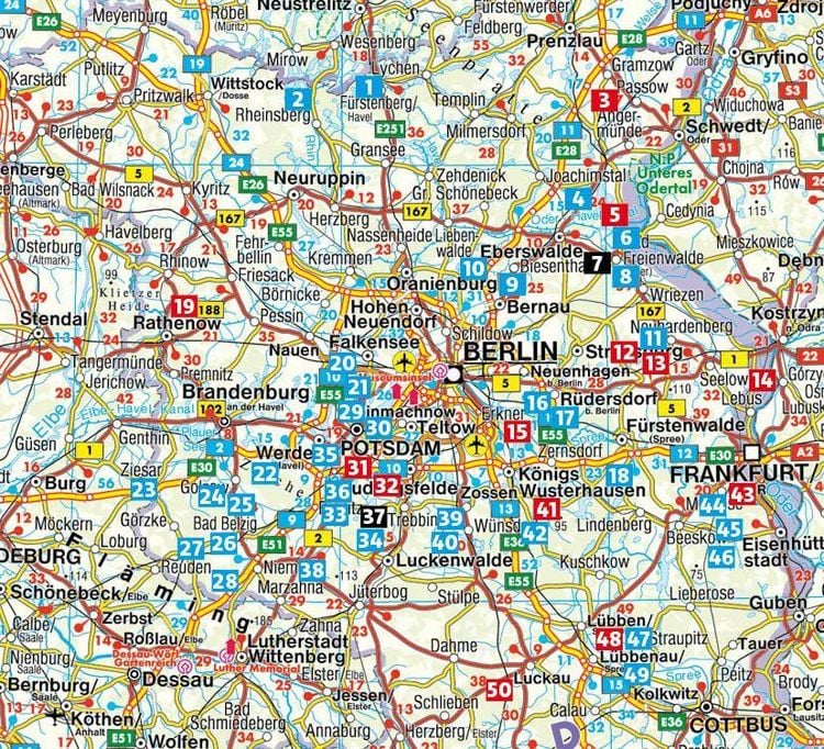 Produktbild: ROTHER Wanderf&uuml;hrer Rund um Berlin