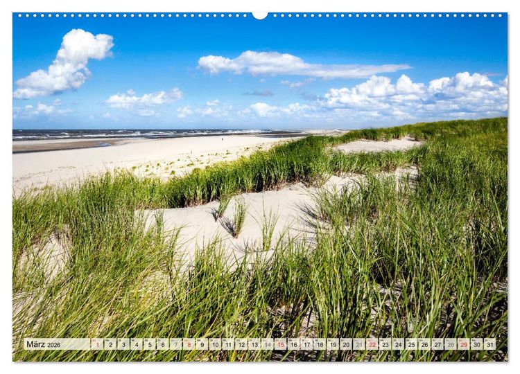 Produktbild: NORDERNEY Bezaubernde Nordseeinsel (hochwertiger Premium Wandkalender 2026 DIN A2 quer), Kunstdruck in Hochglanz