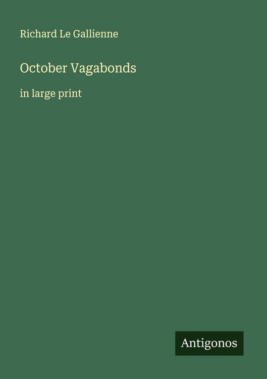 Produktbild: October Vagabonds