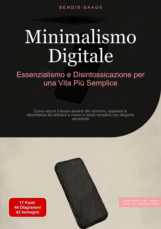 Produktbild: Minimalismo Digitale: Essenzialismo e Disintossicazione per una Vita Pi&ugrave; Semplice